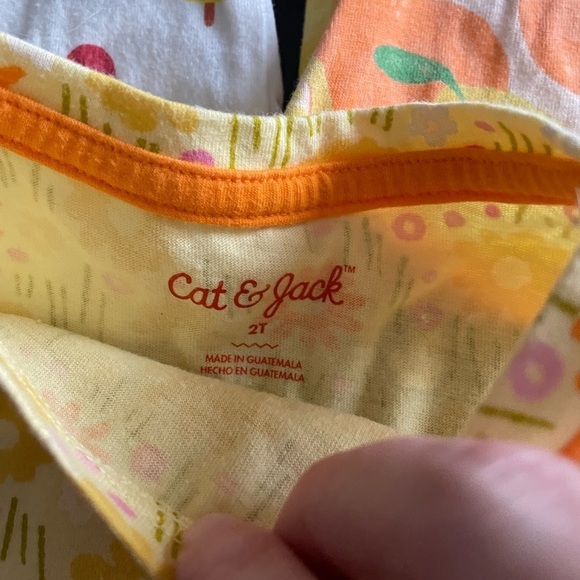 Cat & Jack White and Yellow Tank Tops for Summer - Picture 5 of 5